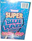 Charms Super Blue Raspberry Blow Pops (Blo Pops)