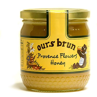Ours Brun Provence Flowers Pure Honey - NEW LARGER SIZE 16 oz. by Ours Brun