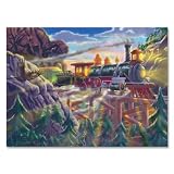 Melissa & Doug Eagle Canyon Railway Cardboard Jigsaw Puzzle (200 pc)