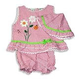 Tuti Fruiti - Infant Baby Girls Sundress Set, Pink, White