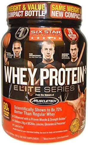 Six Star PS Whey Protein 2lb (907g) Pwd -Triple Chocolate by Six Star Muscle