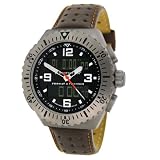 Momentum Men's 1M-SP24B2C Format 4 Brown Perforated Leather Watch