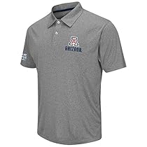 Mens NCAA Arizona Wildcats Polo Shirt (Heather Charcoal)
