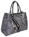 Rimen & Co. Animal Print Tote Womens Purse Handbag Accented Front Metal Zipper Top Handles with Removable Strap GM-2491 BM-2572