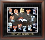Denver Broncos Framed Art - Commemorative Framed Plaque Decoration - Denver Broncos
