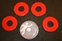 RiverCity Pitching Washers: (4) Red with (1) Tin