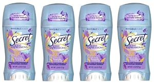 Secret Scent Expressions Invisible Solid Ooh-La-La Lavender Scent Antiperspirant & Deodorant 2.6 OZ (PACK OF 4)