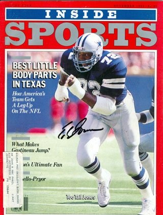 Ed Jones Dallas Cowboys Autographed/Signed Inside Sports November 1982