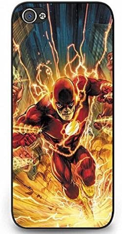 Iphone 5C Case, Unique The Flash Theme [Non-Slip] Hard Plastic Phone Case, Gift for Girly