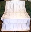 2 White Indian Silk Sari Saree Drapes, Panels, Curtains