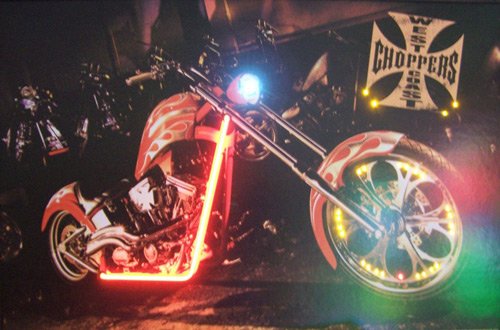 West Coast Choopers Bike LED Neon Sign