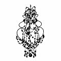 Litecraft - Black Valencia Easy Fit Decorative Ceiling Pendant