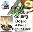 Cut n Slice Flexible Cutting Boards 4 Pack