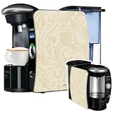 Produkt-Bild: YOUNiiK Styling Skin Designfolie f&uuml;r Bosch Tassimo TAS 40 / 42 / 65 / 85 (Lieferumfang = Designfolie beidseitig) - Crema light