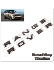 Automotive Parts and Accessories: Range Rover Brunel Grey L322 Hood Tailgate Bonnet Badge Emblem Letter SJH1041GY - GROUPMY