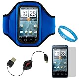 Durable Neoprene Exercise Sports Workout Armband with Adjustable Velcro Str ....