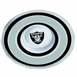 Oakland Raiders 14 inch Melamine Chip and Dip