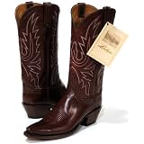 Lucchese Classics 'E2080' Calfskin Cowboy Boots Womens 7 - Tobacco by Lucchese Classics