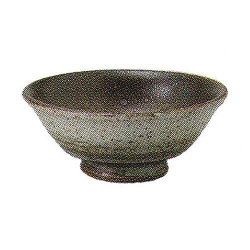 ぐい呑み　唐津　茶　美濃焼