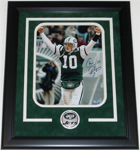 Chad Pennington Autographed/Hand Signed New York Jets 8x10 Photo ~ Custom Framed