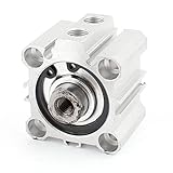 uxcell エアシリンダ アルミニウム材質 アルミハウジング シングルロッド KCQ2B32-10