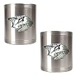 Nashville Predators NHL 2pc Stainless Steel Can Holder Set- Primary Logo by Great American Products