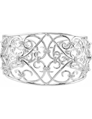 Sterling Silver Diamond Cuff Bracelet - 0.33 Ct. -- LIFETIME WARRANTY