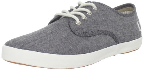 Fred Perry Men's Foxx Chambray Stripe Lining Fashion Sneaker