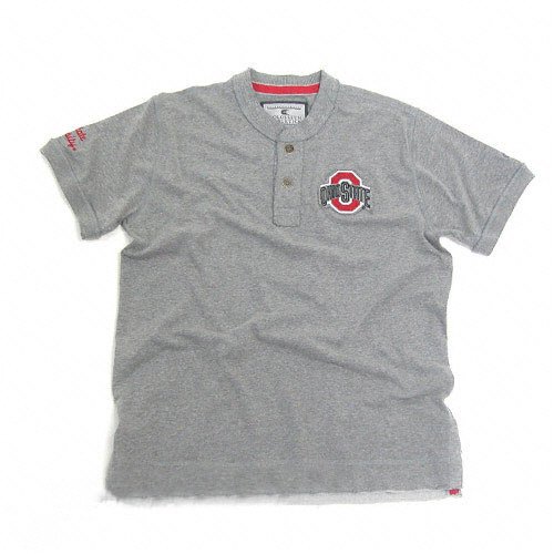 Buy Ohio State Buckeyes Relay Henley Embroidered Shirt