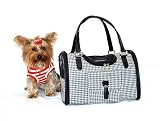 Designer Houndstooth Pet Carrier