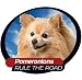 Pomeranian One-Way Vision Window Covering Pet Tatz