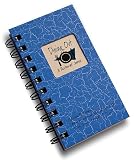 Dining Out, A Restaurant Journal - MINI Blue Hard Cover (prompts on every page, SPACE FOR 80 RESTAURANTS! recycled paper, read more...)