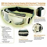 Flakjak dust free Desert ANTI-FOG Goggles - Paintball, motorcycle, mountain biking, skiing, snowboarding, and many more sports