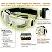 Flakjak dust free Desert ANTI-FOG Goggles - Paintball, motorcycle, mountain biking, skiing, snowboar