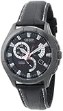 Citizen Men's BL8097-01E Eco-Drive Calibre 8700 Black Plated Steel Leather Strap Watch