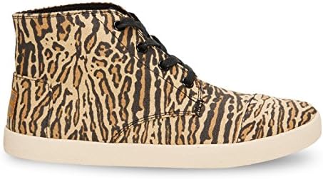 Toms Wheat Canvas Ocelot Women's Classic Paseo Highs Wheat Canvas 10003545 (SIZE: 6.5)