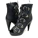 Women's Ankle-High Bootie Fashion Blue Dress Boots