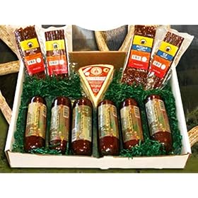 Buffalo, Elk and Venison Variety Snack Gift Box by Wisconsinmade
