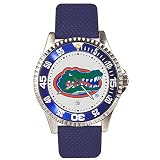 Florida Gators Suntime Competitor Poly/Leather Band Watch - NCAA College Athletics