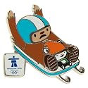 2010 Winter Olympics Quatchi and Miga Collectible Pin