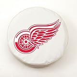 Detroit Red Wings NHL Tire Cover White Size: F - 29 x 8 Inch