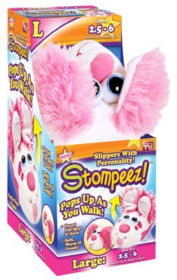 Idea Village Products STPUPPY-LG Stompeez Slippers, Puppy, Large - Quantity 1 Idea Village Products STPUPPY-LG Stompeez Slippers, Puppy, Large - Quantity 1