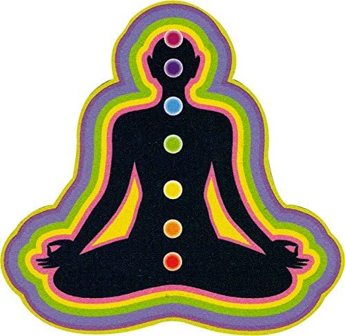 Chakra Being - Small Bumper Sticker / Decal (3" X 3")