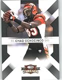 Chad Ochocinco - Cincinnati Bengals - 2009 Donruss Threads NFL Football Trading Card in Protective Screwdown Case!