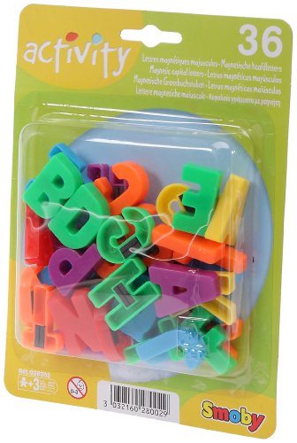 Imagen principal de Smoby 28002 - Paquete de 36 letras mayúsculas magnéticas