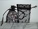 3x4 Tulle Polka Dots Wedding Favor Gift Bags/Pouches - Black (10 Bags)