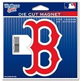 WinCraft Sports Red Sox B 4" Car Magnet