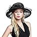 Women's Organza Church Derby Fascinator Cap Kentucky Tea Party Wedding Hat