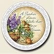 Scentiment Coaster with saying ~ A Teacher plants seeds ~ vanilla aroma ~ gift bag and easel