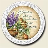 ABSORBASTONE SCENTIMENTS COASTERS WITH EASEL AND SACHET ~ TEACHER